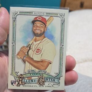 Topps Allen & Ginter Card with Red and White Uniform